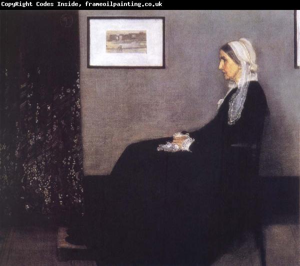 James Abbott McNeil Whistler Arrangement in Grey and Black Nr.1 or Portrait of the Artist-s Mother